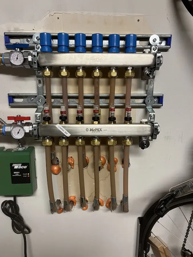 Plumber performing Leak Detection at a residential property in Auburn Lake Trails